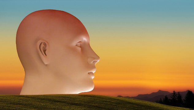 Side image of the face pf a man superimposed over the sunset. Image by Gerd Altmann from Pixabay.&nbsp;